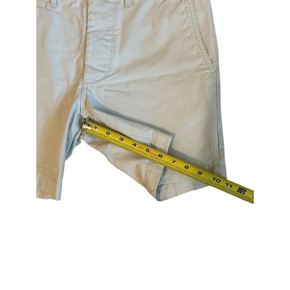 Buck Mason Shorts Mens 29 Officer Slub Twill Chino Casual Preppy Pockets